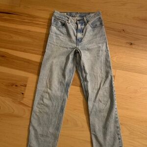 Light Wash Straight Leg Levi’s Denim Jeans